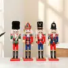 Nogueira de Madeira, Enfeites de Árvore de Natal, Enfeites Quebra-Nozes, Enfeites Artesanais de Madeira