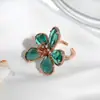 Anel Personalizável Ajustável de Dedo Indicador com Girassol e Design Personalizado, Estilo Europeu e Americano, Elegante e Versátil para o Verão de 2020