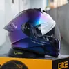 Nuevo Casco de Motocicleta Eléctrica Certificado Dot Estándar Nacional, Casco de Motociclista para Hombre, Casco Integral para Motocicleta de Hombre para Crucero