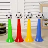 Corneta de Futebol Presentes Criativos Pequenos Brinquedos Infantis Instrumentos Musicais de Tocar Adereços para Animação de Reunião Esportiva Brinquedos de Plástico