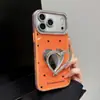 Relleno de Poros Brillo Tres en Uno Forma de Corazón Adecuado para Funda de Teléfono 17promax Creativo Lindo 15promax Proteger