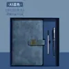 Caixa de Presente A5 com Padrão de Janela, Conjunto com Logo Personalizado, Bloco de Notas para Escritório, Lembrança de Reunião Anual da Empresa