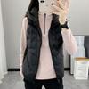 Chaleco Exterior de Plumón con Capucha Negro para Mujer Otoño e Invierno 2025 Nuevo Ligero 90% Plumón de Pato Blanco Chaleco Exterior Chaqueta
