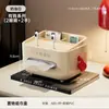Caja de Pañuelos de Escritorio con Alto Valor Estético, Caja Creativa de Almacenamiento de Pañuelos para Mesa de Café de Sala de Estar, Caja Multifuncional de Almacenamiento para Control Remoto