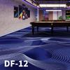 Alfombra de Piso Gruesa para Sala de Billar, Resistente al Desgaste, a la Humedad, Alfombra Impresa Comercial de Cobertura Total, Sala de Billar de Hotel Resistente al Fuego y Retardante de Llama