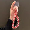 Correa para teléfono mate inspirada en colores dopamina, funda de teléfono, cadena para muñeca, llavero, accesorio para bolso y amuleto anti-pérdida