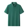 Camisa polo personalizada para trabalho para mulheres e homens, roupa corporativa de verão de manga curta com estampa de logotipo, cor sólida, camiseta respirável e amigável à pele