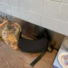 Bolsa Transversal de Grande Capacidade para Mulheres 2026 Nova Tendência Moda Leve Bolsa de Ombro para Aula e Deslocamento Estilo Descontraído Bolsa de Ombro