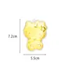Kt Gato Oro Puro 999 Colgante Hello Kitty Encanto para Bolso de Teléfono Móvil Llavero Dorado Regalo