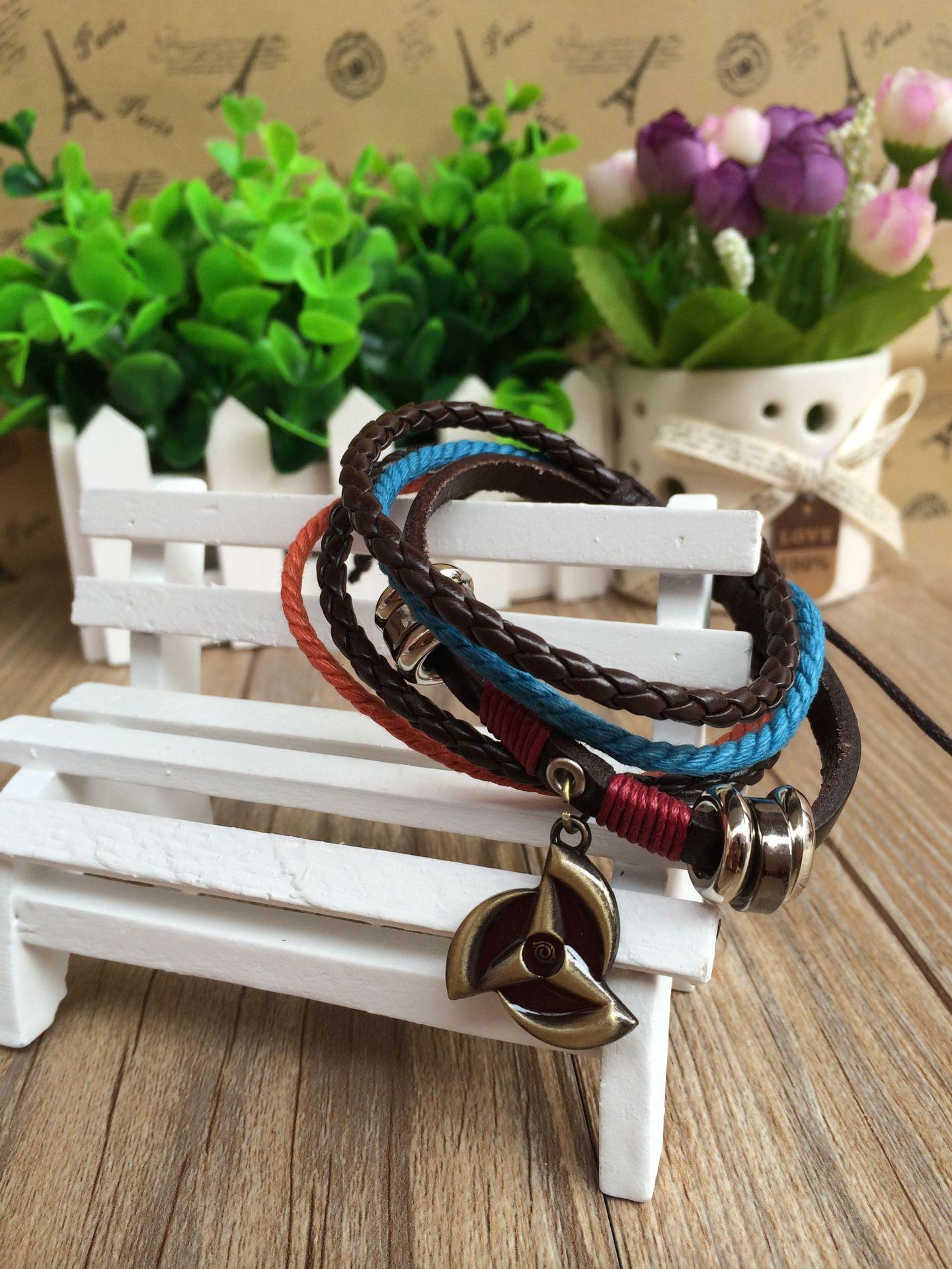 火影卡卡西真皮手链