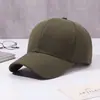 Gorra de béisbol lisa de color sólido, gorra verde de pico de pato, gorra de trabajo con bordado de logo personalizado, gorra publicitaria, gorra de protección solar