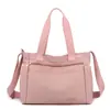 Bolsa Feminina 2025 Nova Tendência Transfronteiriça Tecido de Nylon Bolsa de Ombro de Grande Capacidade Bolsa Transversal Portátil Feminina Leve