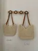 Bolsa de Gran Capacidad para Mujer 2026 Nueva Versátil Bolso de Hombro para Vacaciones en la Costa Bolso de Playa Bolso Tote Tejido a Mano para el Trabajo