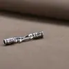 Prata de Lei S925 Botão Mantra de Seis Caracteres Fivela S Fivela de Pulseira de Mão Fivela de Fecho Lagosta Acessórios para Pulseiras Acessórios DIY Atacado