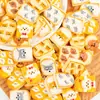 Accesorios para joyería DIY resina caricatura comida realista juguete cachorro tostada pegamento de crema imanes para refrigerador fundas de teléfono pegatinas accesorios