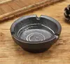 Configuração de Mesa Estilo Japonês Peça Quatro Tigela de Arroz Restaurante de Sushi Xícara de Chá Prato de Osso Preto Cerâmica Suporte para Hashi Bule Cozinha Japonesa e Coreana