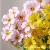 Buquê de Flores Artificiais Flor Persa Simulação Flor Estrela Céu Cheio 10 Cabeças Decoração de Flor Artificial Ornamentos para Arranjo de Flores Margaridas Mesa de Centro da Sala de Estar