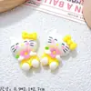Guirlanda Brilhante de Desenho Animado Ktdiy Acessórios de Resina Grampos de Cabelo Feitos à Mão Capa de Celular Adesivos para Copo de Água de Veículo Elétrico