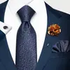 Venta Caliente Transfronteriza para Hombre Negocios Gama Alta Corbata Formal de Bolsillo para Negocios Set de Corbata 8cm Grande Suministro Listo