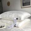 Núcleo de Almohada de Fibra de Proteína de Soja Simple Japonés 60 Satín Jacquard de Madera Lujo Accesible Almohada de Fibra de Soja