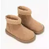 Botines Cortos para Niños Botas Forradas de Polar 2025 Nuevos Zapatos de Algodón Cálidos para Niñas Botas de Nieve Exteriores para Bebé Niña