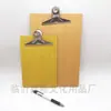 A4/A5 Tábua de Madeira com Clipe Prancheta Quadro de Cardápio Quadro de Pedidos Loja de Churrasco Restaurante Pasta de Clipe para Provas Clipe de Cardápio