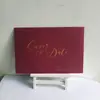 Sobre Estilo Europeo con Estampado Dorado Tarjeta de Color Sobre de Empaque para Guardar Datos 185*125 Disponible en Stock