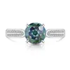 Anillo Cortado Reina de las Estrellas para Mujer, Venta Caliente en Tiktok y Xiaohongshu, Incrustado con Brillante Diamante de Alto Carbono, Dropshipping para Transmisiones en Vivo