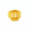 Venta Directa de Fábrica Vietnam arena oro anillo de ábaco Latón Abierto bañado en oro joyería moda vintage joyería de pareja al por mayor