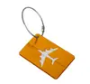 Etiqueta de equipaje de aleación de aluminio para aviones de viaje al extranjero, etiqueta de equipaje, tarjeta de embarque, tarjeta de facturación de metal