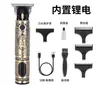 T9 Cortapelos Eléctrico Recortador de Cabello Afeitadora Clipper de Cabeza de Aceite Herramienta Personalizada al por Mayor para Cabeza Rapada