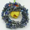 Pulsera de Piedra Cruda de Grava de Ágata Cristalina Desmagnetizada con Cuentas de Piedra Asimétrica Perforada Accesorios de Joyería DIY 5-8mm