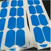 Película protectora de PE película protectora de PET CPP OPP varios materiales procesamiento de troquelado película protectora transparente azul de PE