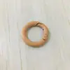 Hebilla de resorte de color, anillo de resorte de aleación de pintura de círculo abierto de metal, cadena para teléfono móvil, cadena para bolso, accesorios hechos a mano