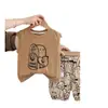 Conjunto de Verano para Niños 2024 Nuevo Estilo Chaleco sin Mangas Ropa de Verano Fresca y Elegante para Niños Moda Infantil de Tendencia
