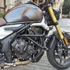 Adecuado para Motocicleta Wuji 500Ac Parachoques Barra Protectora Delantera, Barra Protectora de Competición, Barra Única, Barra Anticaídas, Accesorios de Modificación