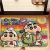 Tapete de Entrada de Lã Estilo Crayon Shin-Chan, Tapete de Banheiro de Terra de Diatomáceas, Antiderrapante, Absorvente de Água, Resistente à Sujeira, Secagem Rápida, Resistente ao Desgaste