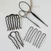 Preguiçoso cabelo ferro hairpin plug cabelo bola cabeça ferramenta de cabelo em forma de U pente artefato hairpin grampo de cabelo