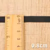 Fita elástica de nylon multi-especificação em estoque para atacado para borda de decote traseiro de manga curta de roupas infantis, faixa elástica plana