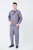 Ropa de Fábrica Ropa de Trabajo Ropa de Protección Laboral Ropa para Reparación de Automóviles Soldadura Ropa con Logo Impreso Ropa de Trabajo de Manga Larga para Primavera y Otoño Traje para Hombre