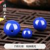 Lápis-lazúli azul minério semi-acabado contas soltas frisado com contas DIY pulseira de cristal jóias se assemelha a lápis-lazúli