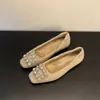 Versão Coreana 2025 Sapatos de Salto Baixo com Strass Estilo Francês para Mulheres, com Aumento Oculto de Altura, Sapatos Quentes Peludos Forrados com Lã para Outono e Inverno, Elegantes e Versáteis