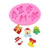 Série de Natal árvore de Natal Bell presente meias e outras formas de bolo de cozimento decoração de borda de Natal