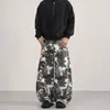 Jeans Camuflaje de Bambú Scimitar Unisex Sueltos Casuales Pantalones de Pierna Ancha Hoz para Adolescentes Verano