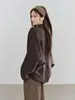Cárdigan Suéter Oversize de Manga Murciélago STUDIO Yinhe + Chaleco de Punto Trenzado Vintage + Pantalones de Pierna Ancha