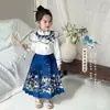 Oferta de Liquidação de Estoque Saia Ma Mian Hanfu com um Estilo Chinês Elegante