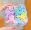 Caja de Pinzas de Agarre Pequeñas de Colores para Niña Flor Doble Cara Pinza Lateral Pinza para Flequillo Pinza Mini para Bebé Pinza de Princesa