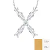 Moda de Comercio Exterior Estilo Ins Lujo Accesible Nicho Collar Transfronterizo Nuevo Collar de Plata 925 que No se Desvanece Accesorios para Mujer Verano