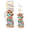 Adesivos de Parede Desenho Animado Coruja Livro Estrela Quarto Infantil Quarto de Dormir Sala de Estar Parede de Fundo Decoração Adesivos de Parede Autoadesivos Fabricante