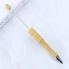 Plumas de Cuentas de Colores, Plumas Creativas para Bolígrafo DIY con Cuentas, Lindos Bolígrafos de Tinta de Gel con Gradiente de Color Macarrón Multicolor, Al por Mayor en Stock